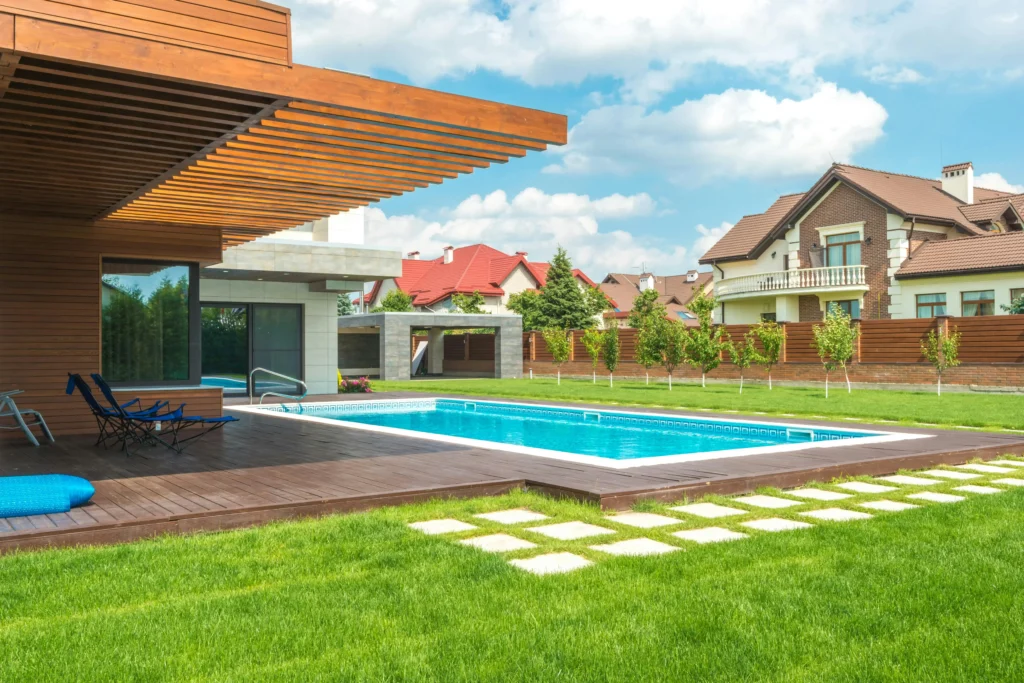 Hard water spot remediation and window washing for luxury homes in Waterstone subdivision